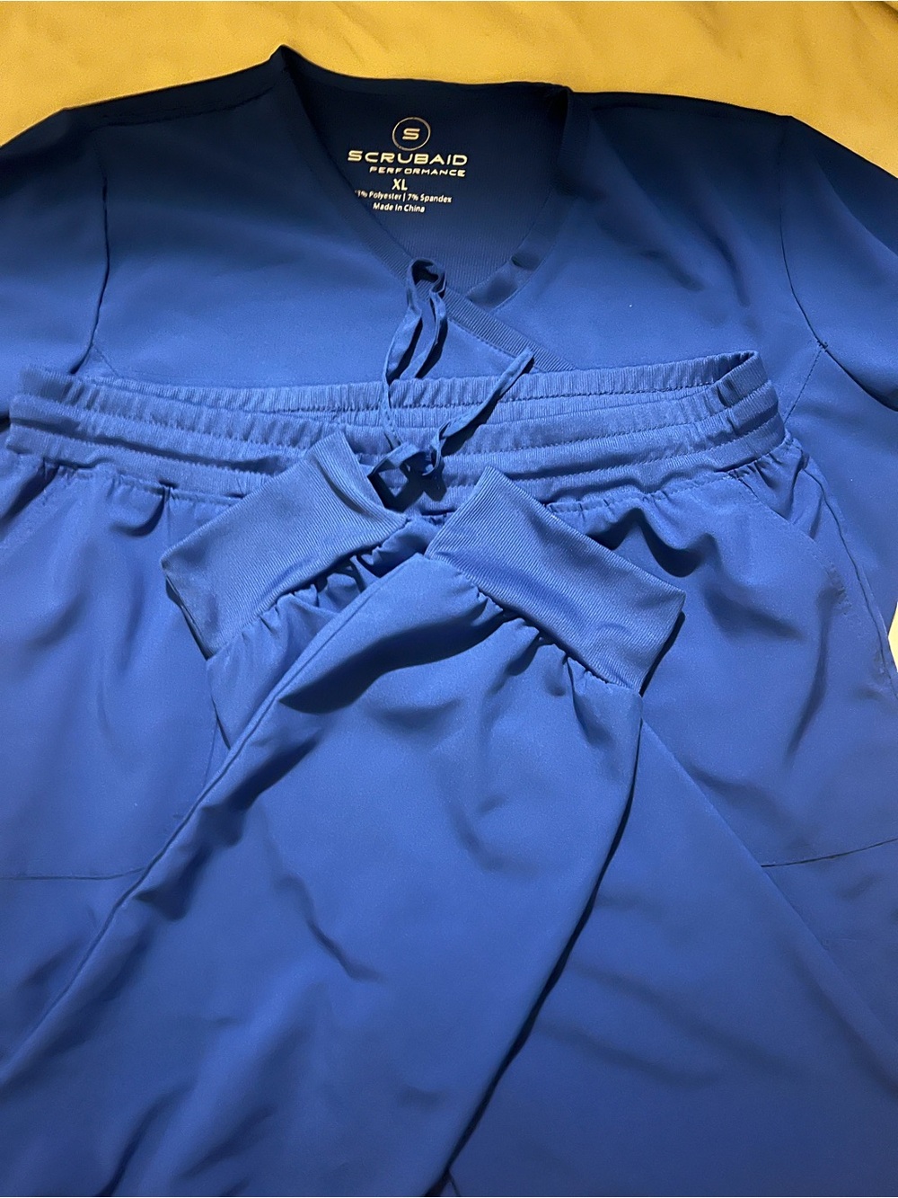 ScubAid Performance Women's Scrub Set- Royal Blue XL